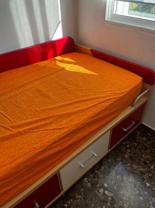 Cama 90 con cajones