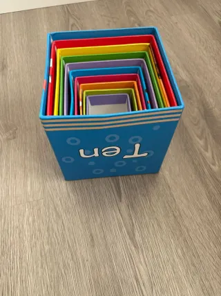 Cubos apilables educativos para niños
