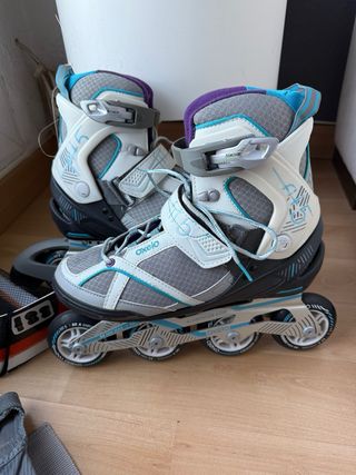 Patines Oxelo Talla 40 + Kit Protección