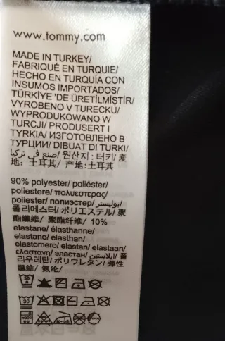 Vestido Tommy Jeans Negro Tirantes Volantes