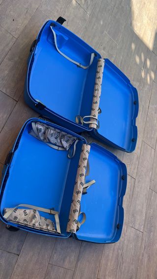 Maleta de viaje Samsonite azul