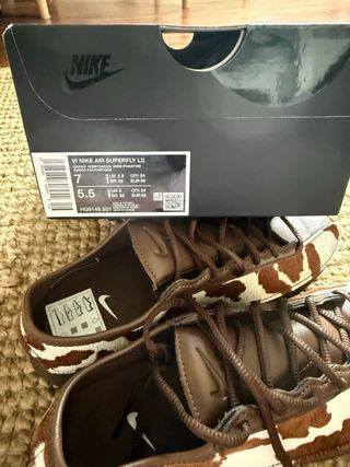 Zapatillas Nike Air Superfly Leather Marrón/Blanco