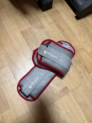 Tobilleras y muñequeras de 1kg cada una