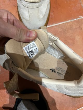 Zapatillas Adidas Samba Beige/Blanco