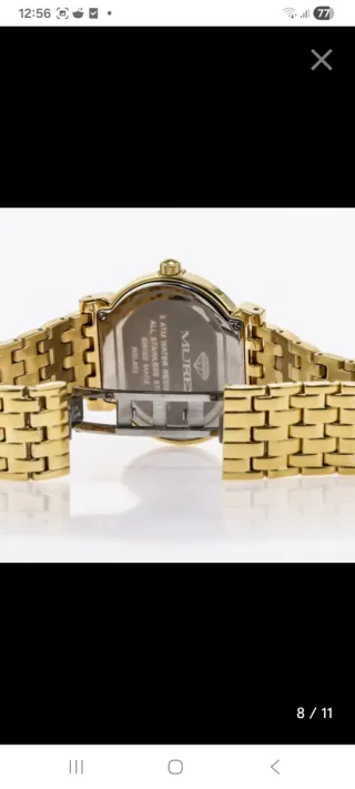 Reloj Murex Mujer Dorado y Blanco