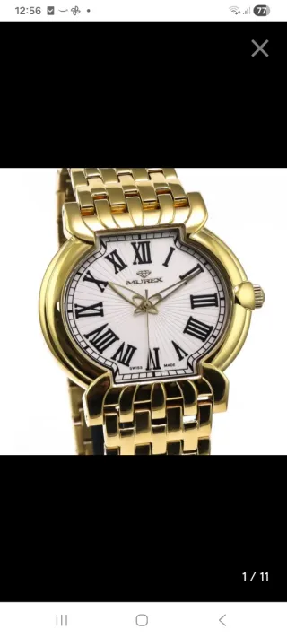 Reloj Murex Mujer Dorado y Blanco