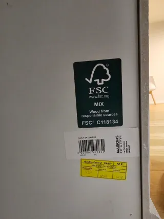 Vitrina Aparador Alacena Comedor de madera blanca