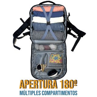 VENTURAE Mochila Cabina 40x20x25 +Almohada Nueva
