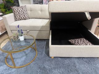 Nuevo sofa cama chaise longue con arcon