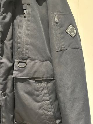 Chaqueta Hollister Negra con Capucha