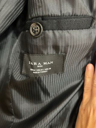 Americana negra Zara