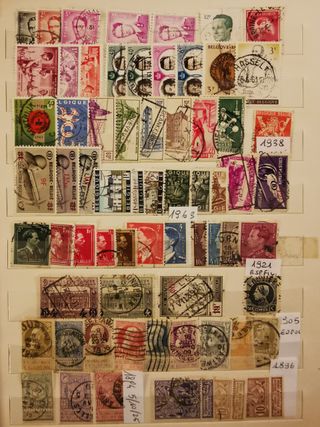 Lotto Francobolli Belgio