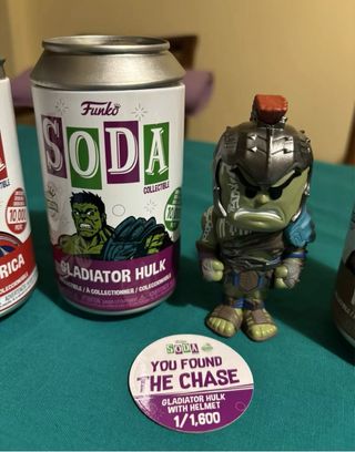 Funko Soda Thor, Captain America, Gladiator Hulk
