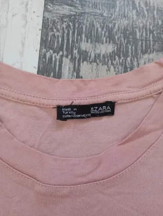 Camiseta rosa básica