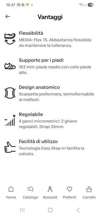 Scarponi sci donna Atomic HAWX MAGNA 75 W