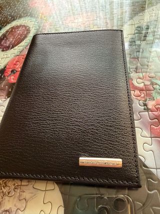 Cartera Piel Ermenegildo Zegna Negra