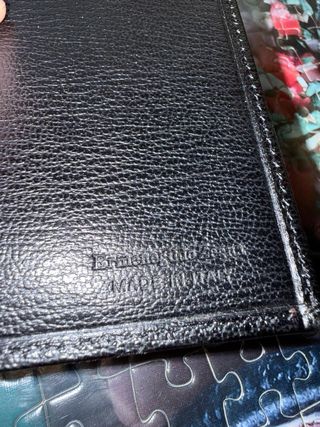 Cartera Piel Ermenegildo Zegna Negra