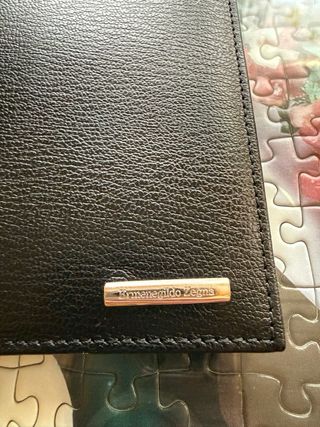 Cartera Piel Ermenegildo Zegna Negra