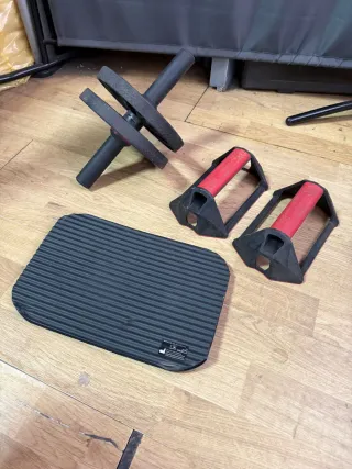 Rueda Abdominal, accesorio fondos y esterilla