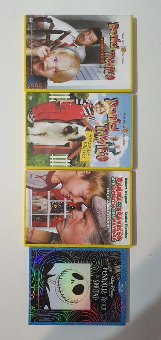 Pack 3 DVDs y Blu-ray