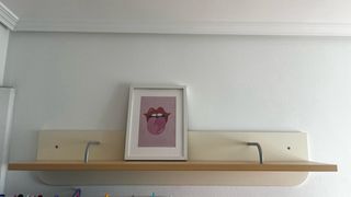 Estantería madera y metal