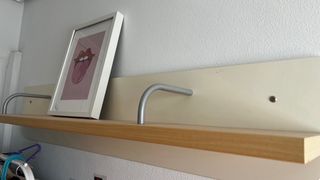 Estantería madera y metal