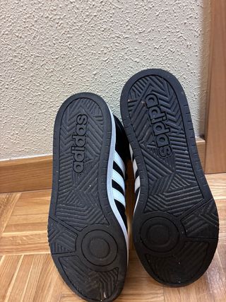 Zapatillas Adidas Piel Semibota Negras