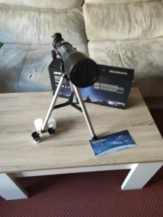 Telescopio iniciación infantil para ver luna