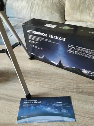 Telescopio iniciación infantil para ver luna