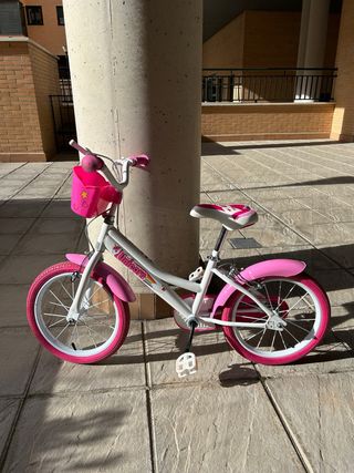 Bicicleta Dino Bikes de 16 pulgadas para niña