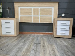 CABECERO KIARA + MESITAS DE NOCHE