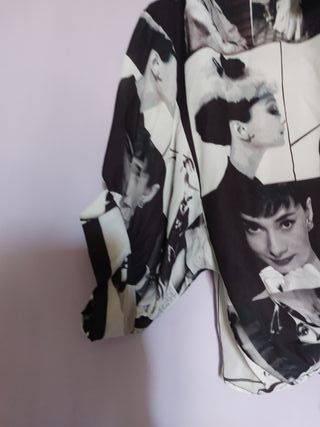 Camicetta Audrey Hepburn collage