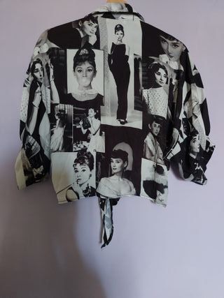 Camicetta Audrey Hepburn collage