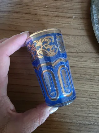 Juego de té marroquí con vasos