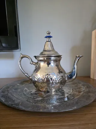 Juego de té marroquí con vasos