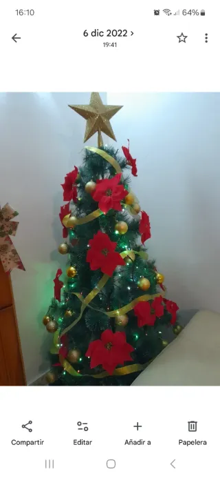Árbol de Navidad 135cm