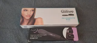 Cepillo Alisador Qilive Negro y cepillo de viaje