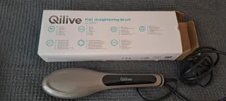 Cepillo Alisador Qilive Negro y cepillo de viaje