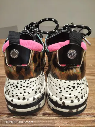 Sneakers donna Steve Madden rosa e turchese