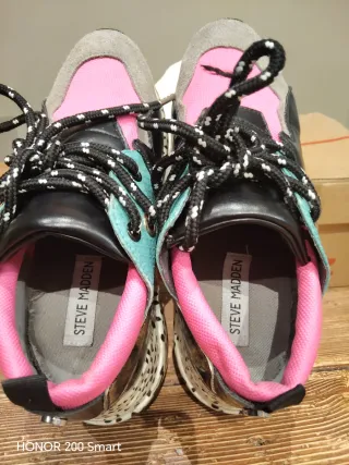 Sneakers donna Steve Madden rosa e turchese