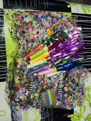 Lote accesorios fiesta cumpleaños