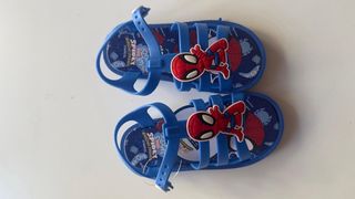 Sandalias Spiderman niño azul tallas 20/22/23