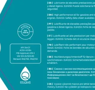 Aceite Repsol Elite 10W-40 Sintético 5L