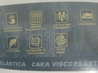 Colchón Viscoelástico 90x190