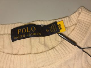 Jersey Polo Ralph Lauren Hombre Talla M Beige