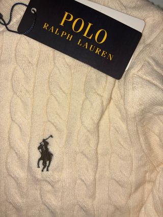Jersey Polo Ralph Lauren Hombre Talla M Beige