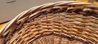 Cestas de mimbre (2 unidades)