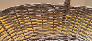 Cestas de mimbre (2 unidades)