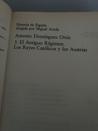 Historia de España: 3. El Antiguo Régimen: los ...
