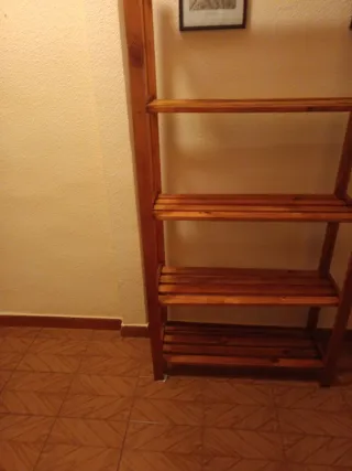 Estantería de madera 5 baldas